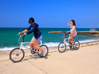 Experience Kaike Onsen Hot Spring with Bike Sightseeing Tour